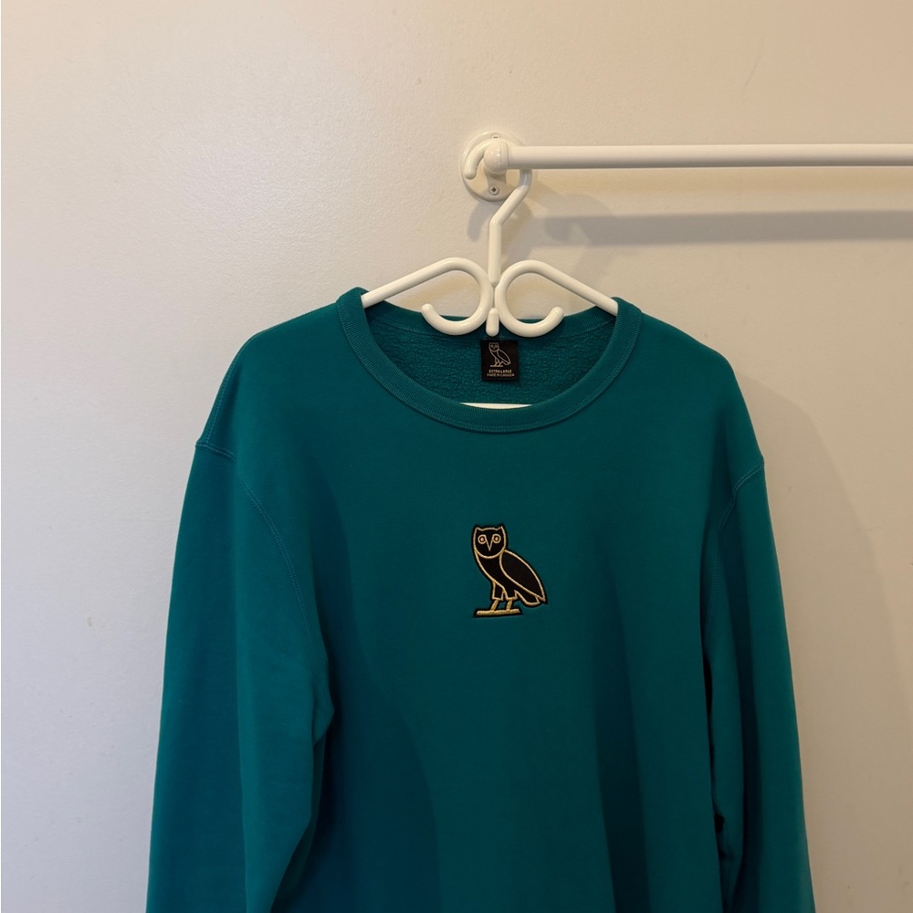 OVO Teal Crewneck Sweater
